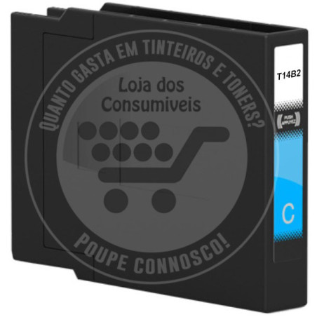 Tinteiro Epson Compatível T14B2 Azul