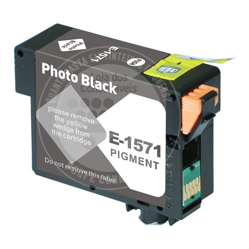 Tinteiro Epson Compatível T1571 Preto Foto