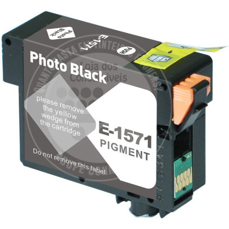 Tinteiro Epson Compatível T1571 Preto Foto