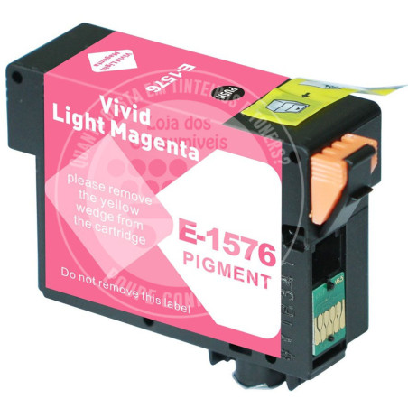 Tinteiro Epson Compatível T1576 Magenta Claro