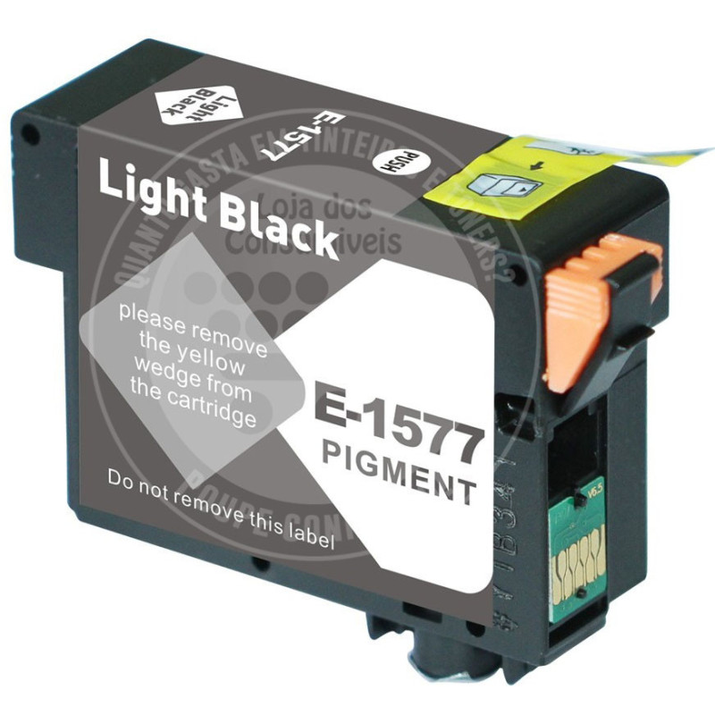 Tinteiro Epson Compatível T1577 Preto Claro