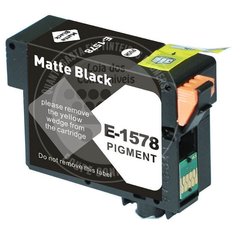 Tinteiro Epson Compatível T1578 Preto Mate