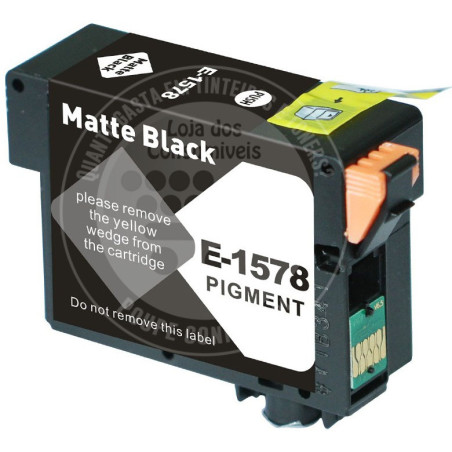 Tinteiro Epson Compatível T1578 Preto Mate