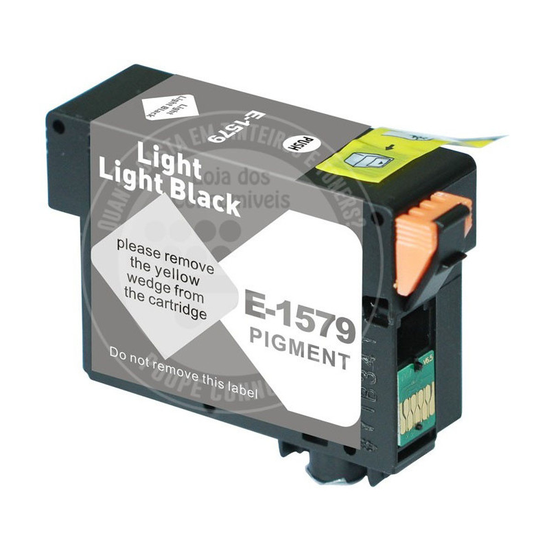 Tinteiro Epson Compatível T1579 Preto Ultra Claro