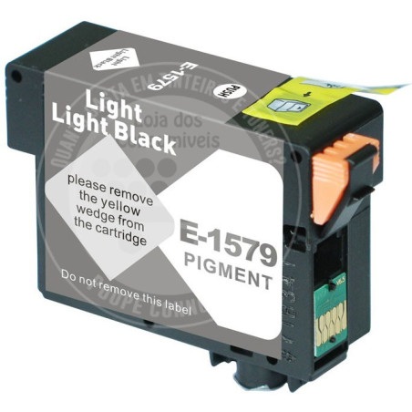 Tinteiro Epson Compatível T1579 Preto Ultra Claro