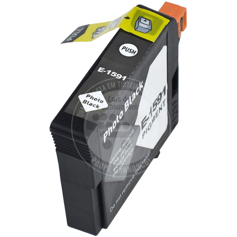 Tinteiro Epson Compatível T1591 Preto Foto