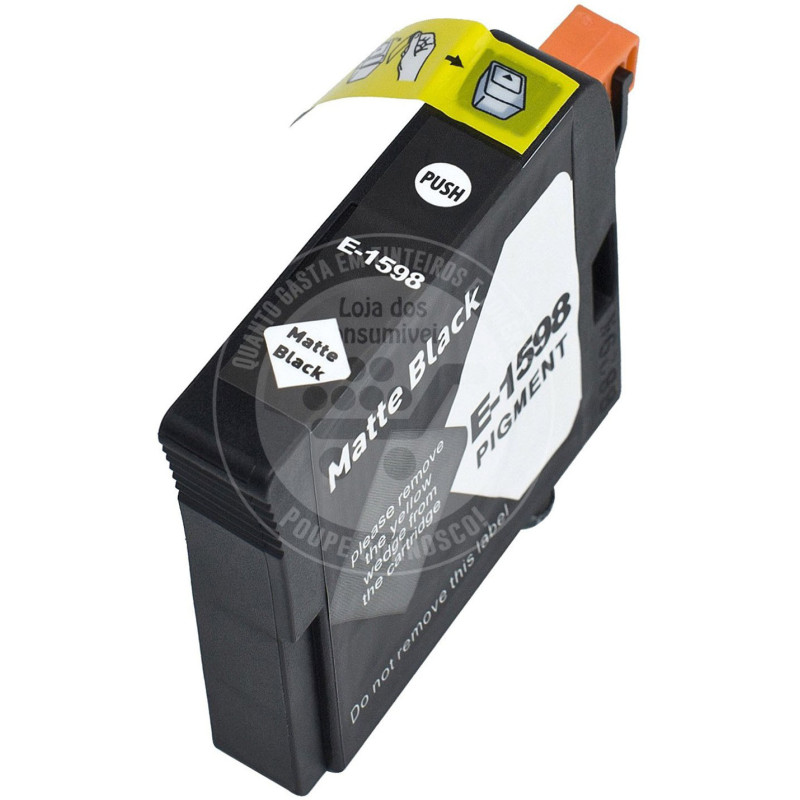 Tinteiro Epson Compatível T1598 Preto Mate