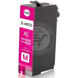 Tinteiro Epson Compatível T40D3 Magenta