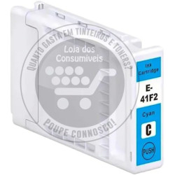Tinteiro Epson Compatível T41F2/T41R2 Azul