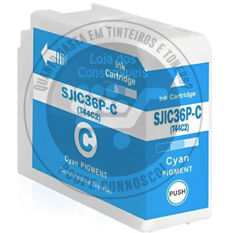 Tinteiro Epson Compatível SJIC36P Azul