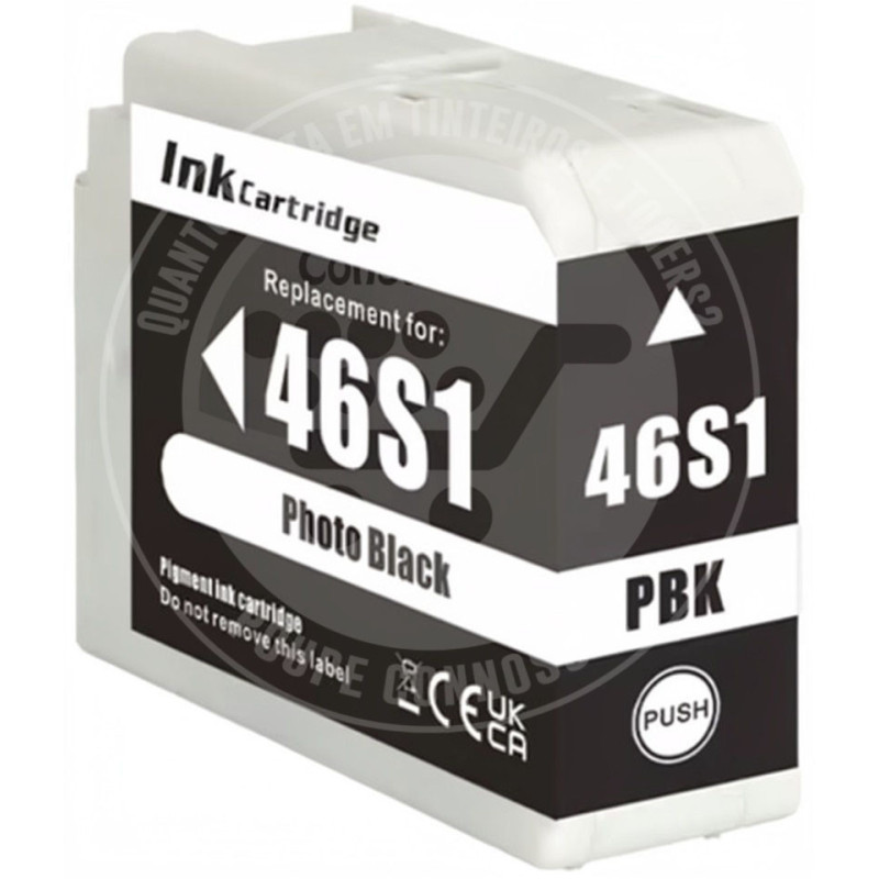 Tinteiro Epson Compatível T46S1 Preto Foto