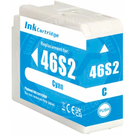 Tinteiro Epson Compatível T46S2 Azul