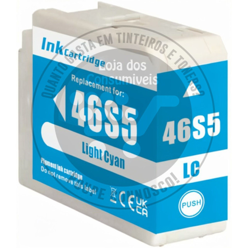 Tinteiro Epson Compatível T46S5 Azul Claro