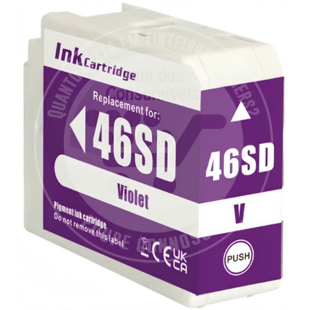 Tinteiro Epson Compatível T46SD Violeta