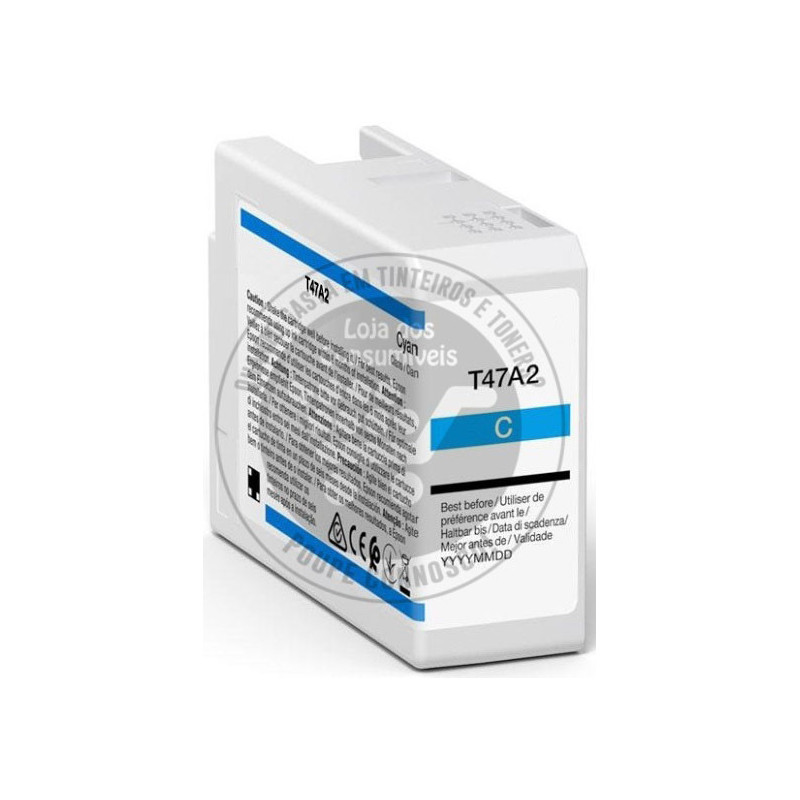 Tinteiro Epson Compatível T47A2 Azul
