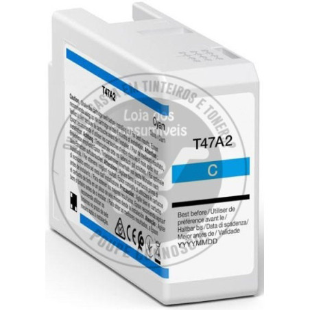 Tinteiro Epson Compatível T47A2 Azul
