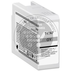 Tinteiro Epson Compatível T47A7 Cinzento