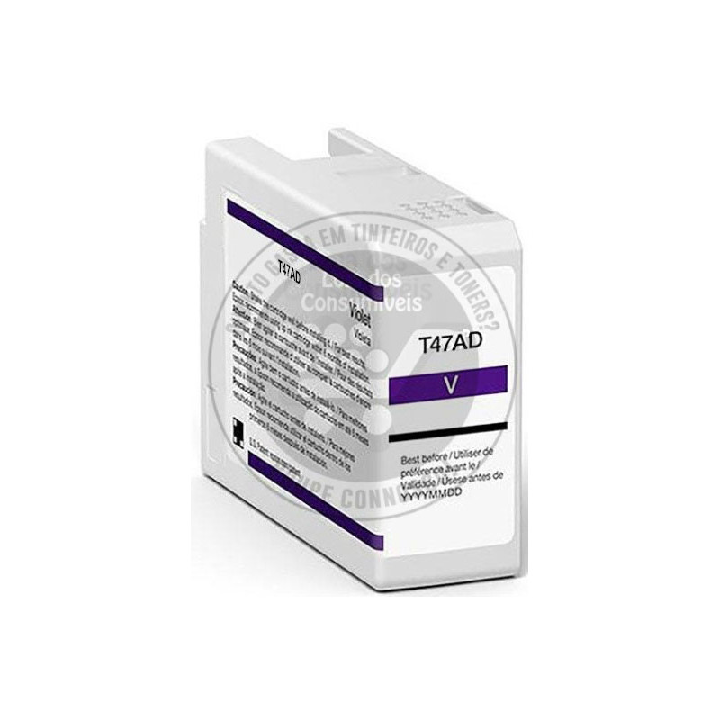 Tinteiro Epson Compatível T47AD Violeta