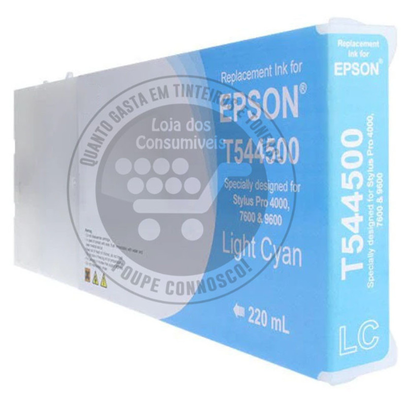 Tinteiro Epson Compatível T5445 Azul Claro