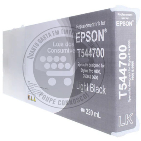Tinteiro Epson Compatível T5447 Preto Claro
