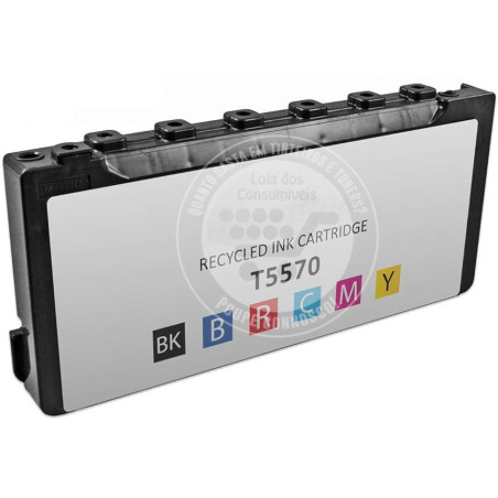 Tinteiro Epson Compatível T5570 6 Cores