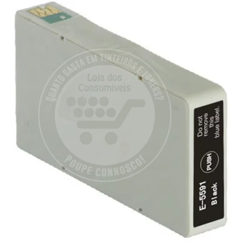 Tinteiro Epson Compatível T5591 Preto