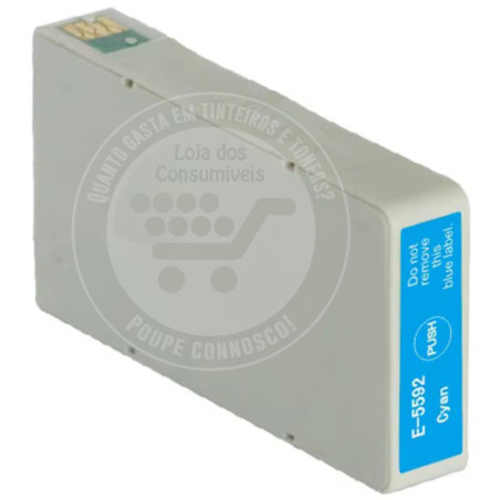 Tinteiro Epson Compatível T5592 Azul
