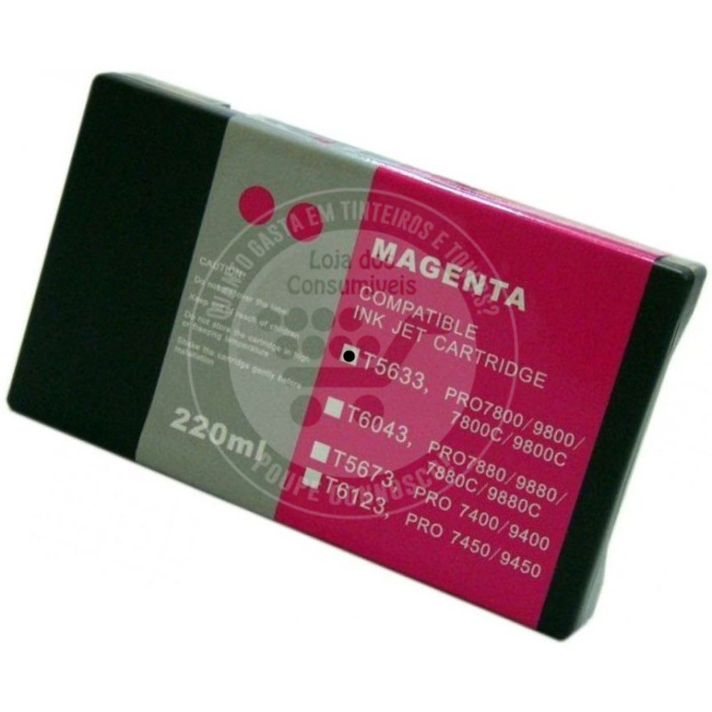 Tinteiro Epson Compatível T5633 Magenta