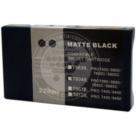 Tinteiro Epson Compatível T5678 Preto Mate