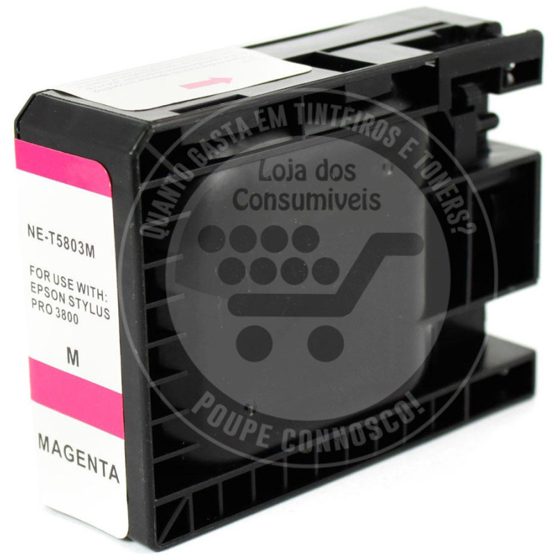 Tinteiro Epson Compatível T5803 Magenta