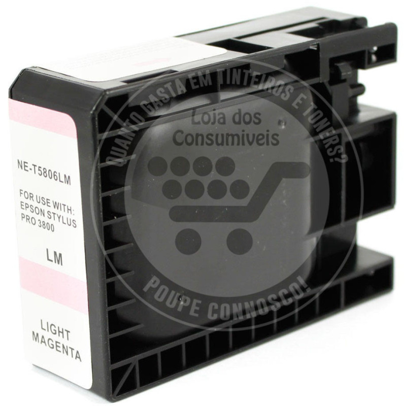 Tinteiro Epson Compatível T5806 Magenta Claro