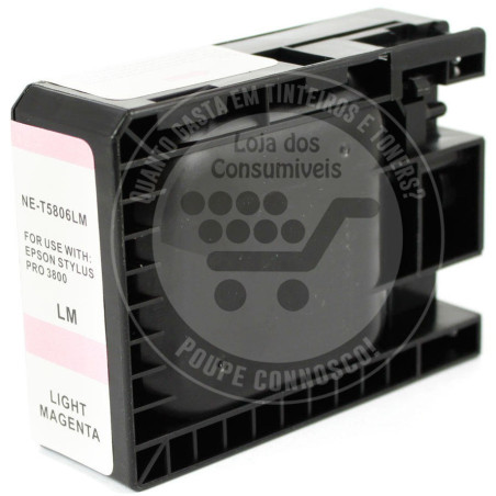 Tinteiro Epson Compatível T5806 Magenta Claro