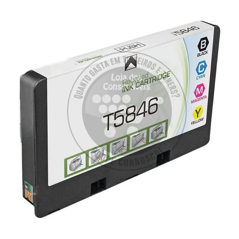 Tinteiro Epson Compatível T5846 (4 Cores)