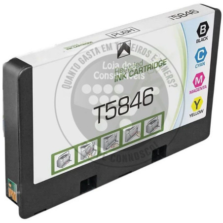 Tinteiro Epson Compatível T5846 (4 Cores)