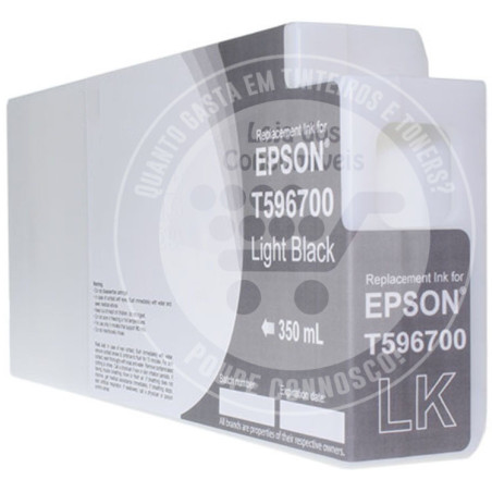 Tinteiro Epson Compatível T5967 Preto Claro