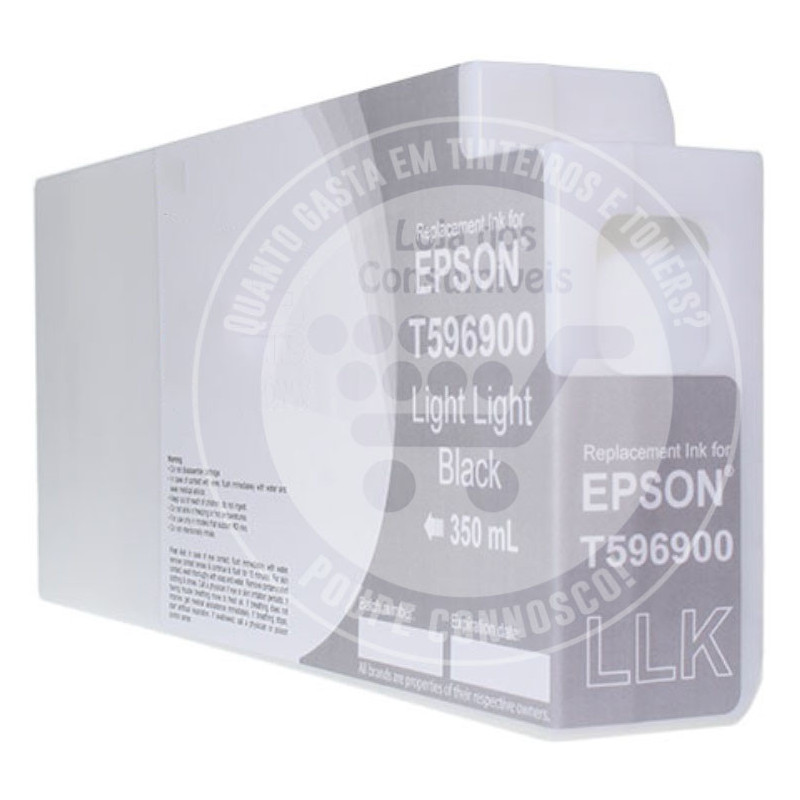 Tinteiro Epson Compatível T5969 Preto Ultra Claro