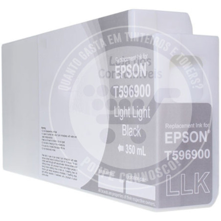 Tinteiro Epson Compatível T5969 Preto Ultra Claro