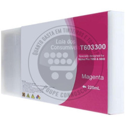 Tinteiro Epson Compatível T6033 Magenta