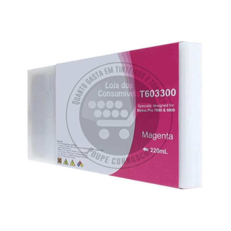 Tinteiro Epson Compatível T6033 Magenta