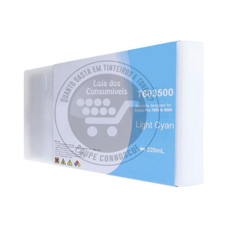 Tinteiro Epson Compatível T6035 Azul Claro