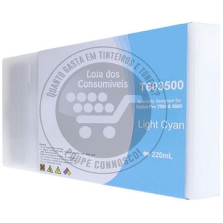 Tinteiro Epson Compatível T6035 Azul Claro