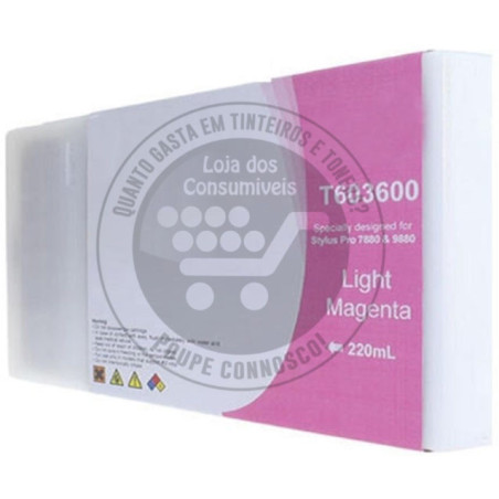 Tinteiro Epson Compatível T6036 Magenta Claro