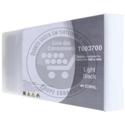 Tinteiro Epson Compatível T6037 Preto Claro