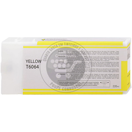 Tinteiro Epson Compatível T6064 Amarelo
