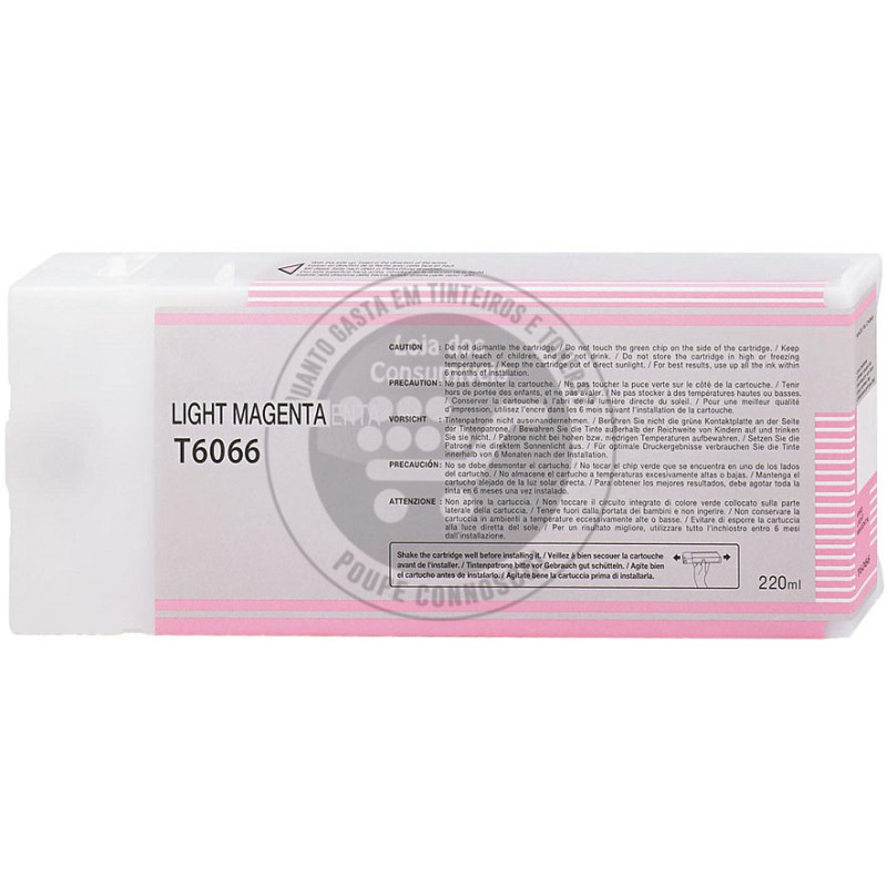 Tinteiro Epson Compatível T6066 Magenta Claro
