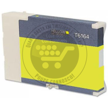 Tinteiro Epson Compatível T6164 Amarelo