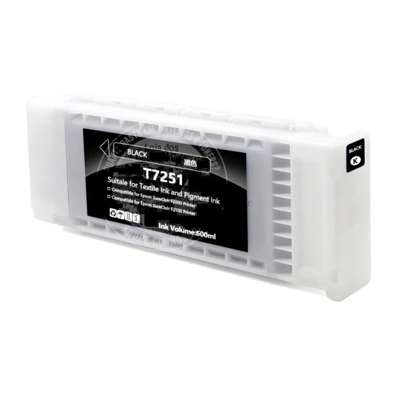 Tinteiro Epson Compatível T7251 Preto