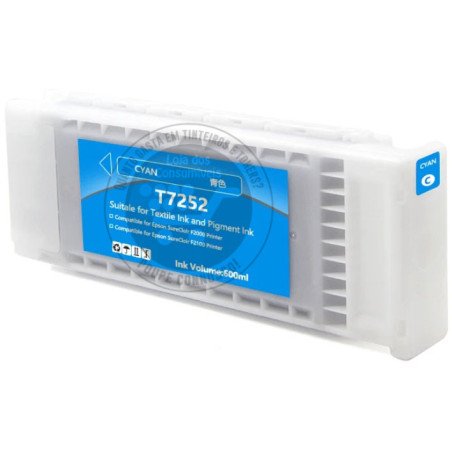 Tinteiro Epson Compatível T7252 Azul