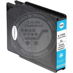 Tinteiro Epson Compatível T7552/T7562 Azul