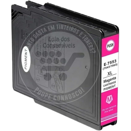Tinteiro Epson Compatível T7553/T7563 Magenta